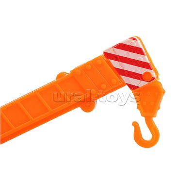 Машина Урал Кран, 12 см, металл, (двери, подвиж. детали) инерц.