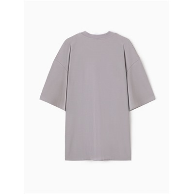 Футболка мужская MINAKU: Basic line MAN серая, размер 56