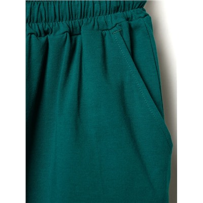 Комплект трикотажный для девочек: фуфайка (футболка), шорты