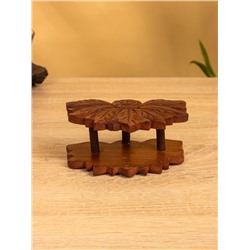 Подставка под горячее «Цветок», набор 6 шт., 14×10×6 см, дерево шишам