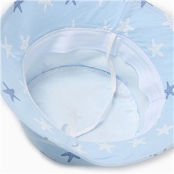 Панама детская MINAKU «Морская звезда», размер 46-48, голубая
