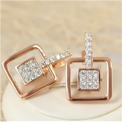 Серьги позолота H01-15339