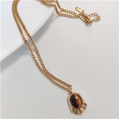 Колье "ТИГРОВЫЙ ГЛАЗ"