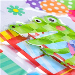 Наклейки интерьерные "Звери" самоклеющиеся фигурные , объёмные , размер наклейки 35*60 см.