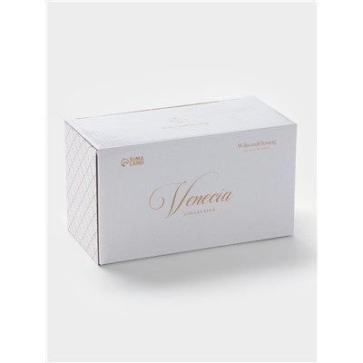Кружки WY Venecia, 400 мл, набор 2 шт., фарфор, белые