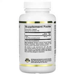 California Gold Nutrition, физетин с Novusetin, 100 мг, 180 растительных капсул