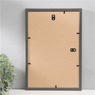 Фоторамка для фото 20×30 см «МИРАМ», пластик, серебро, (пластиковый экран)