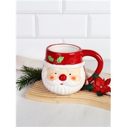 Кружка 550 мл Дед мороз / YJ25229 /уп 48/ новогодняя/подарочная упаковка