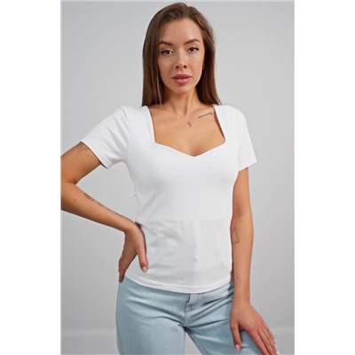 Женская футболка с глубоким вырезом Happyfox