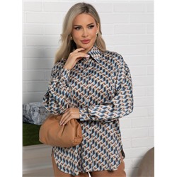 Блуза На пульсе моды (мультиколор) Б15417-1М