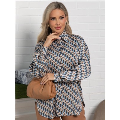 Блуза На пульсе моды (мультиколор) Б15417-1М