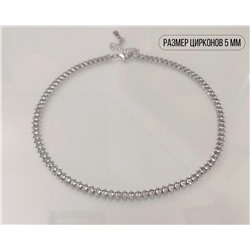 Колье с цирконами