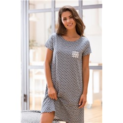 Сорочка жен ночная Mia Cara AW18-MC-440 Morning Star антрацитовый