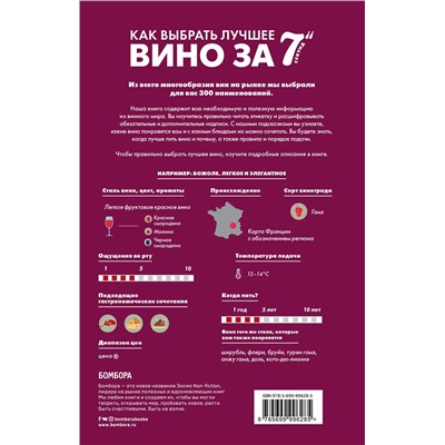 Эксмо Себастьен Дюран-Рюэль "Как выбрать лучшее вино за 7 секунд"