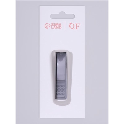 Кусачки книпсер маникюрные, 5.9 см, на блистере, чёрные