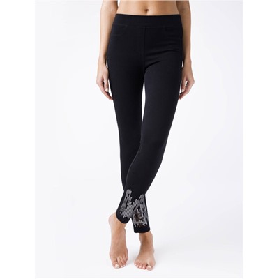 CONTE TWINKLE Ультрамодные джеггинсы с вышивкой из пайеток