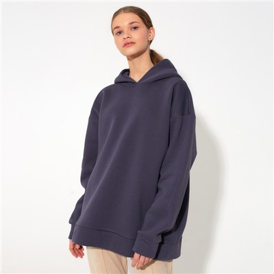 Худи женское MINAKU: Casual Collection, цвет серый, размер 46