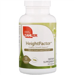 Zahler, Height Factor, комплекс для поддержки роста, 120 капсул