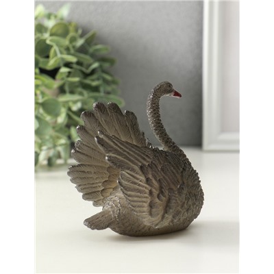 Фигурка для чайной церемонии «Белая лебедь», меняет цвет, 11×10×8 см