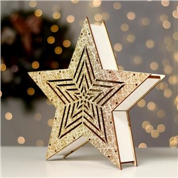 Декор с подсветкой «Звёздочка узорная», 26×5×25 см