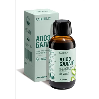Питьевой гель с соком малины «Алоэ Баланс»