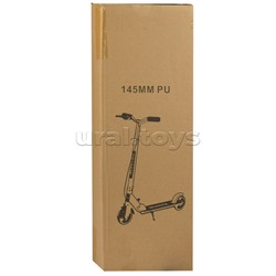 Самокат 2-х кол., черный, PU/ 145 мм,ABEC 7, в коробке