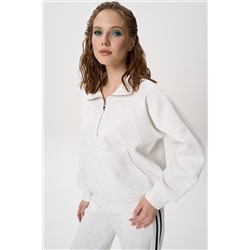 Свитшот Деми (светло-серый)