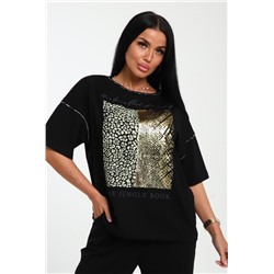 Футболка женская 238 (Черный)