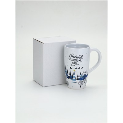 УЦЕНКА Кружка керамическая новогодняя «Счастья в новом году», 530 мл