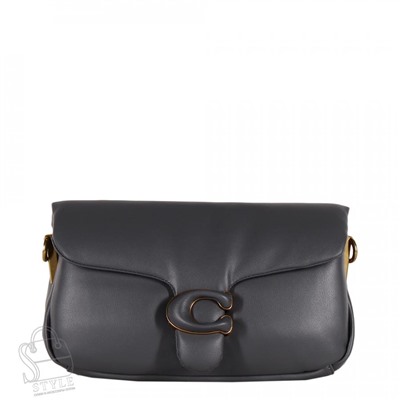 Сумка женская кожаная 86215 d.gray Polina&Eiterou/30(дефект)