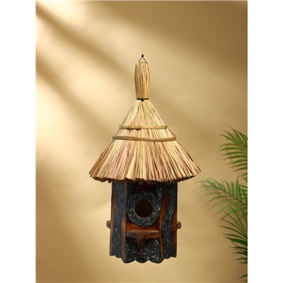 Подвесной декор «Скворечник», 25×25×44 см, дерево, коричневый