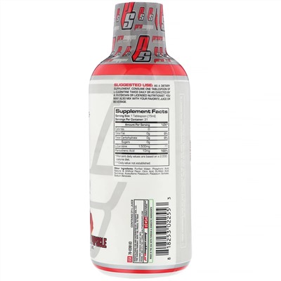 ProSupps, L-карнитин 1500, вкус вишневого мороженого, 1500 мг, 473 мл (16 жидк. унций)