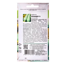 Набор семян Кабачок "Искандер", 4 шт.