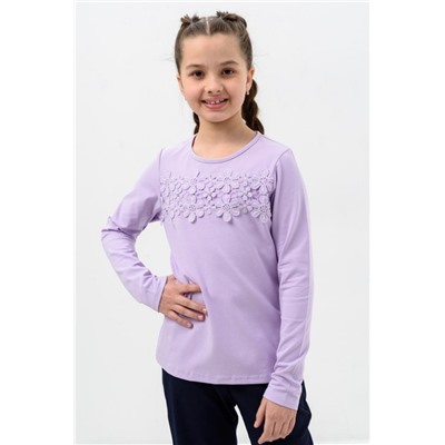 Блузка Аксиния дл. рукав (Сиреневый)