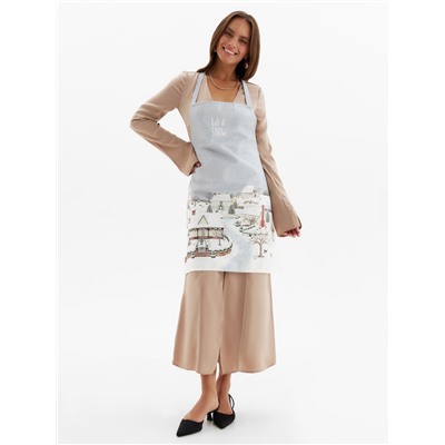 Фартук Этель Let it snow, 60×70 см, 100% хлопок, саржа 190 г/м²