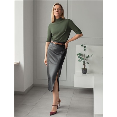 Джемпер тонкой вязки из хлопка с нейлоном