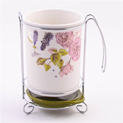 60264 Подставка д/стол/прибор 3пр Розовый сад доломит LR(х24)