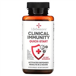 LifeSeasons, Clinical Immunity Quick-Start, 60 Veg Capsules