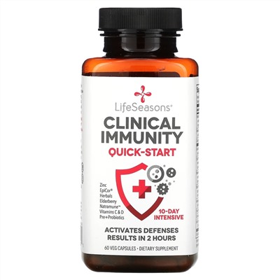 LifeSeasons, Clinical Immunity Quick-Start, 60 Veg Capsules