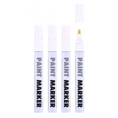 Маркер-краска 4мм 15 мл белый KRR04W inФОРМАТ