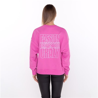 Свитшот женский Mark Formelle, цвет малиновый, размер 52