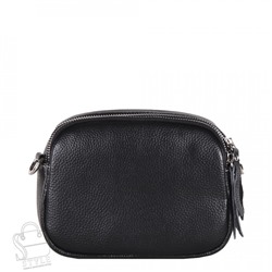 Сумка женская кожаная 8860VG black  Vitelli Grassi