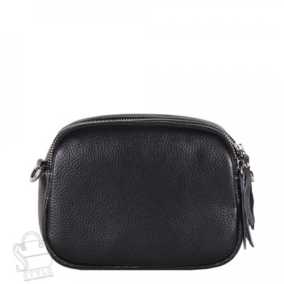 Сумка женская кожаная 8860VG black  Vitelli Grassi