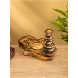 Подставка под благовония «Рука Фатимы», 22 см, дерево