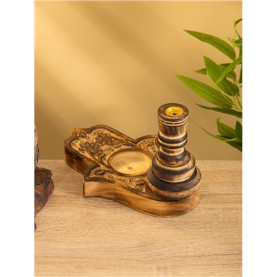 Подставка под благовония «Рука Фатимы», 22 см, дерево