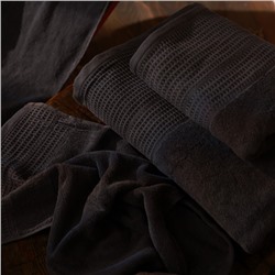 Полотенце махровое SL HOME: Waffle "Гри Сандре" 100х180 см, 100% хлопок, 490 г/м2