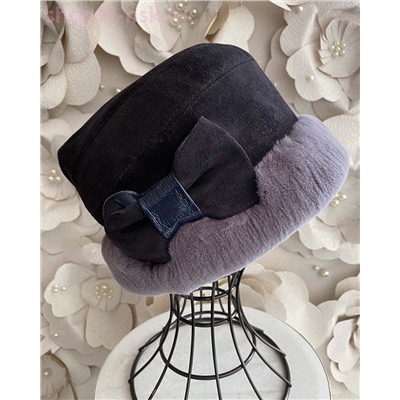 Мишель замша мех.норка Шапка женская (56-58)