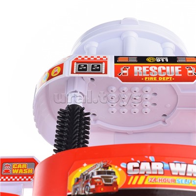 Парковка "Автомойка" в коробке (красный)