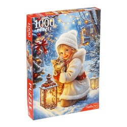 Пазл «Зимняя прогулка», 1000 деталей