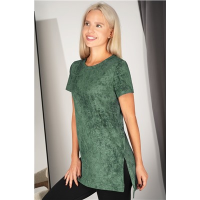 Женская удлиненная футболка с разрезами Happyfox